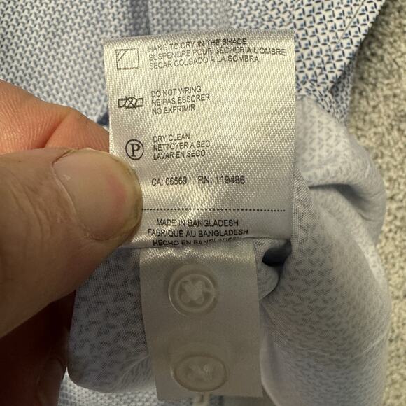 C-Lab NYC Slim Fit Dress Shirt Size Small Preppy Office Formal Comfort Stretch - Picture 8 of 12